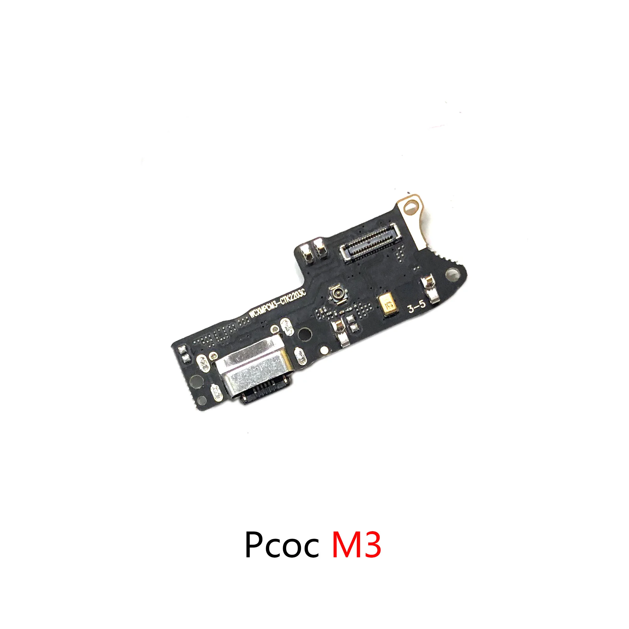 USB Плата Для Зарядки Xiaomi Poco F1 F2Pro F3 M3 X3 X3Pro X3GT X5 X5Pro Разъем для Зарядного Порта Пластина Гибкого Кабеля Замена деталей Изображение 1 