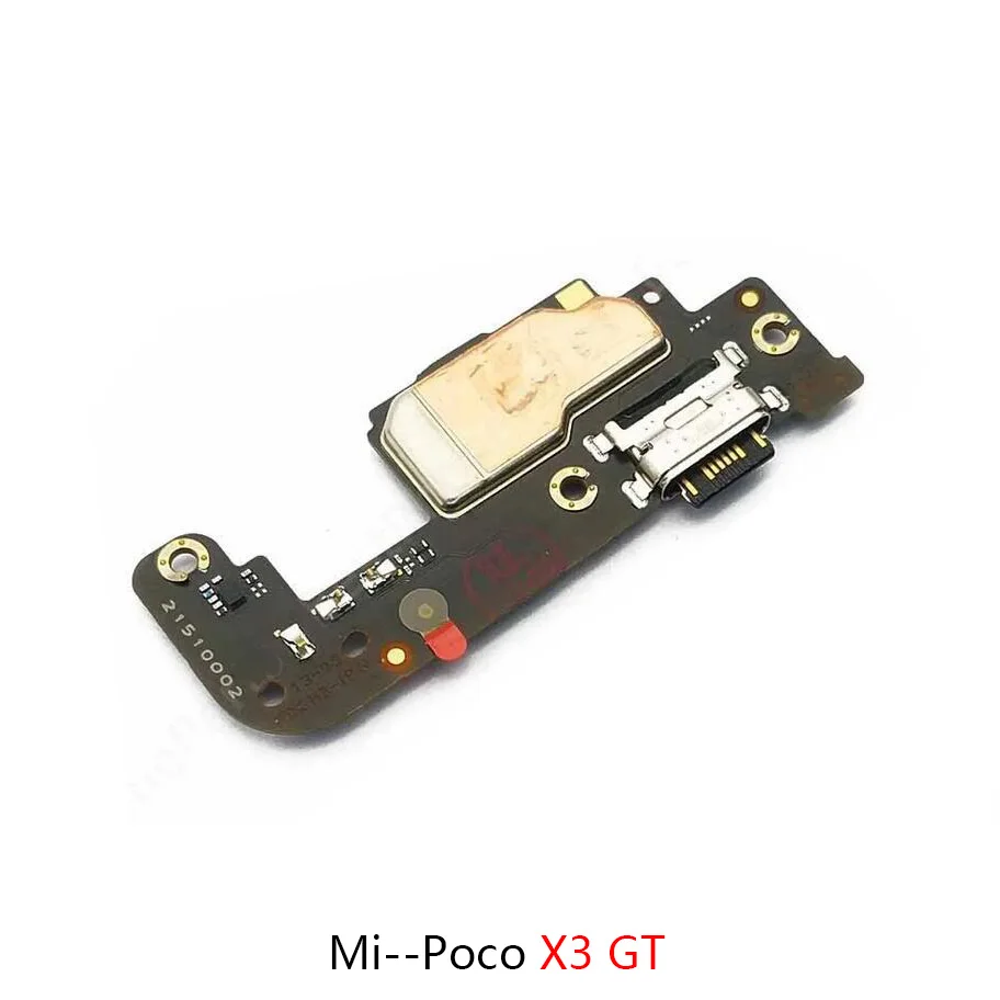 USB Плата Для Зарядки Xiaomi Poco F1 F2Pro F3 M3 X3 X3Pro X3GT X5 X5Pro Разъем для Зарядного Порта Пластина Гибкого Кабеля Замена деталей Изображение 3 
