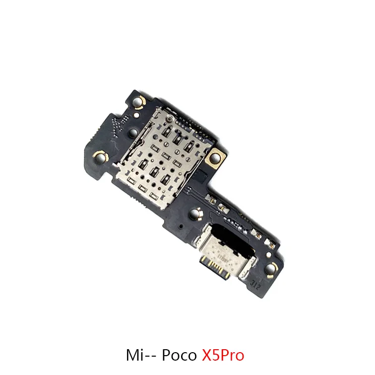 USB Плата Для Зарядки Xiaomi Poco F1 F2Pro F3 M3 X3 X3Pro X3GT X5 X5Pro Разъем для Зарядного Порта Пластина Гибкого Кабеля Замена деталей Изображение 5 