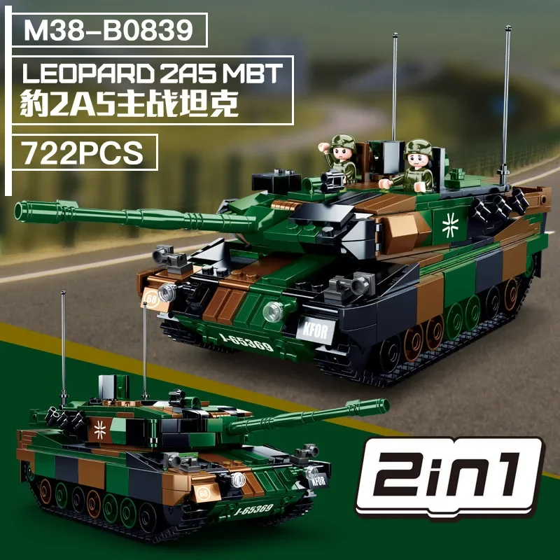 WW2 Военный танк Строительные блоки Креативный танк пехоты типа T54/97 модельная серия кирпичей, совместимые игрушки-головоломки для мальчиков