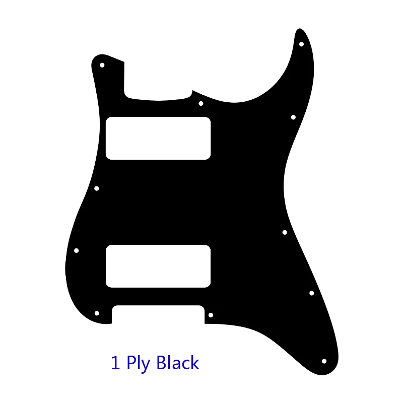 Xin Yue Гитарные Запчасти Отличного Качества Для США 11 Отверстий Для шурупов Strat Guitar Pickguard Blank С 2 Хамбакерами P90 Разных Цветов Изображение 1 
