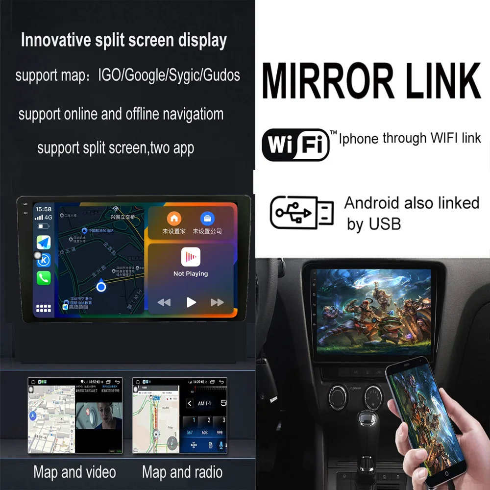 android 13 Для Chery Tiggo T11 2005-2013 Автомобильный Радио Мультимедийный Видеоплеер GPS Навигация стерео Carplay WIFI + 4G BT Изображение 1 