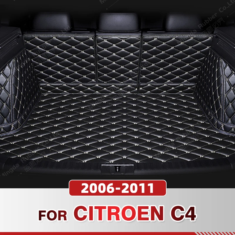 Автоматический коврик для багажника с полным покрытием для Citroen C4 2-дверный 2006-2011 10 09 08 07 Автомобильный коврик для защиты салона Аксессуары