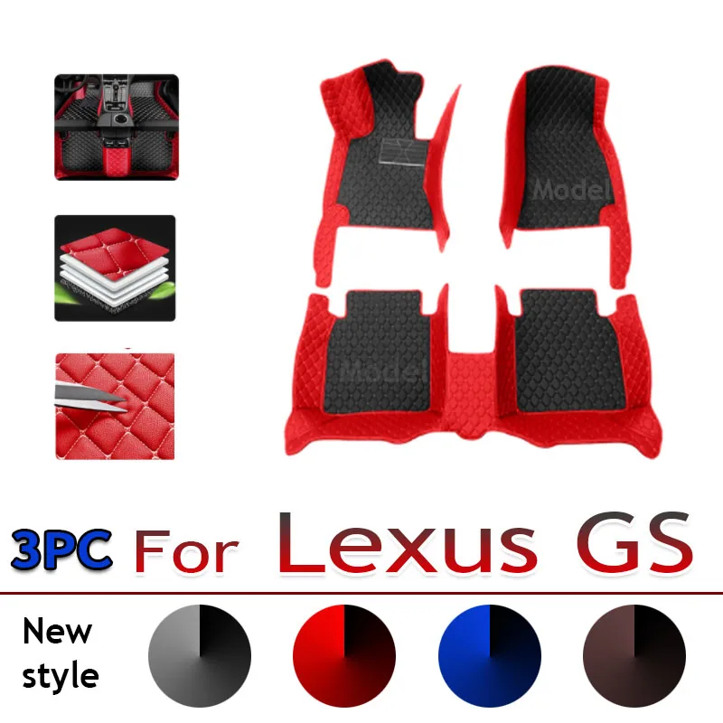 Автомобильные коврики для Lexus GS 2011 2010 2009 2008, водонепроницаемые ковровые покрытия, изготовленные на заказ автоаксессуары, Продукт для замены деталей интерьера