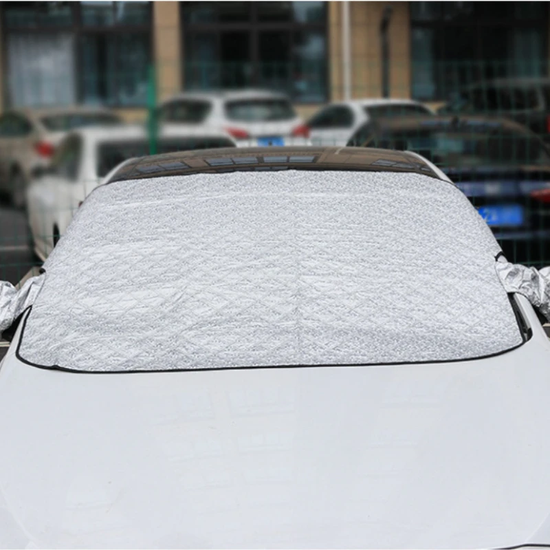 Автомобильный магнитный снежный щит Зимнее утолщенное лобовое стекло, защита от замерзания, Солнцезащитный крем, автомобильная одежда, чехол для автомобиля, солнцезащитный козырек