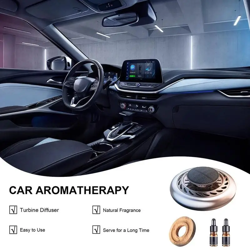 Автомобильный парфюмерный диффузор, освежители воздуха в форме турбины, автомобильный диффузор для масла, Долговечные автомобильные Масляные диффузоры для автомобиля Изображение 4 