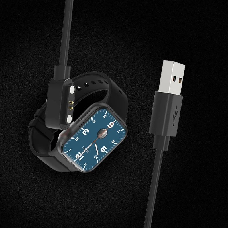 Адаптер для док-станции Smartwatch USB Кабель для быстрой зарядки Шнур Провод для наручных часов HW12 HW16 Аксессуары для часов Изображение 0 