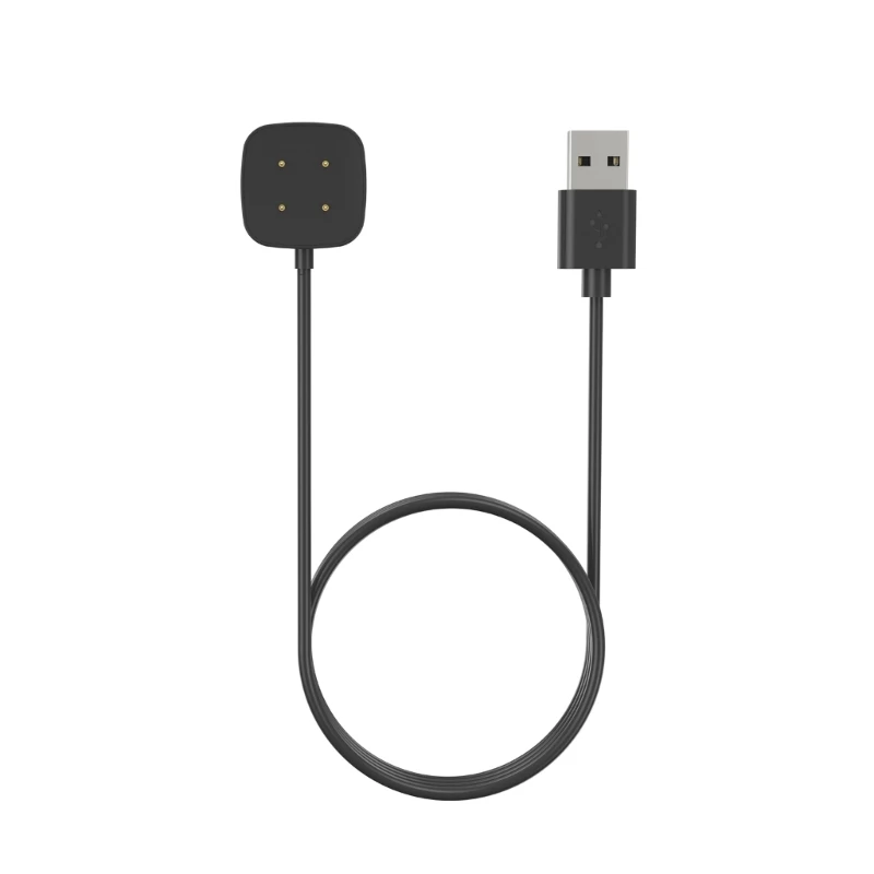 Адаптер питания, подставка для зарядного устройства, кабель для быстрой зарядки для смарт-часов Fitbit Versa 4/Versa 3/sense, USB-кабель для зарядного устройства, док-станция для USB-кабеля Изображение 1 