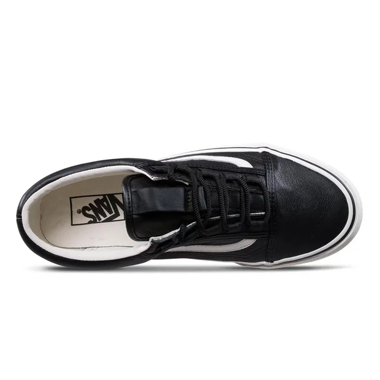 Аутентичная обувь для скейтбординга Vans, парусиновая обувь, классические белые/ черные цвета, мужская/Женская спортивная обувь VANS Off The Wall Изображение 3 
