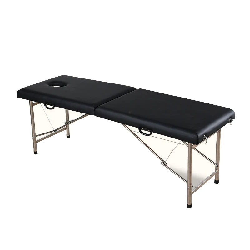 Бестселлер 2-х Складной портативный стол для салонных процедур Спа-салон Красоты Оптовая Продажа Профессиональная высококачественная Массажная кровать