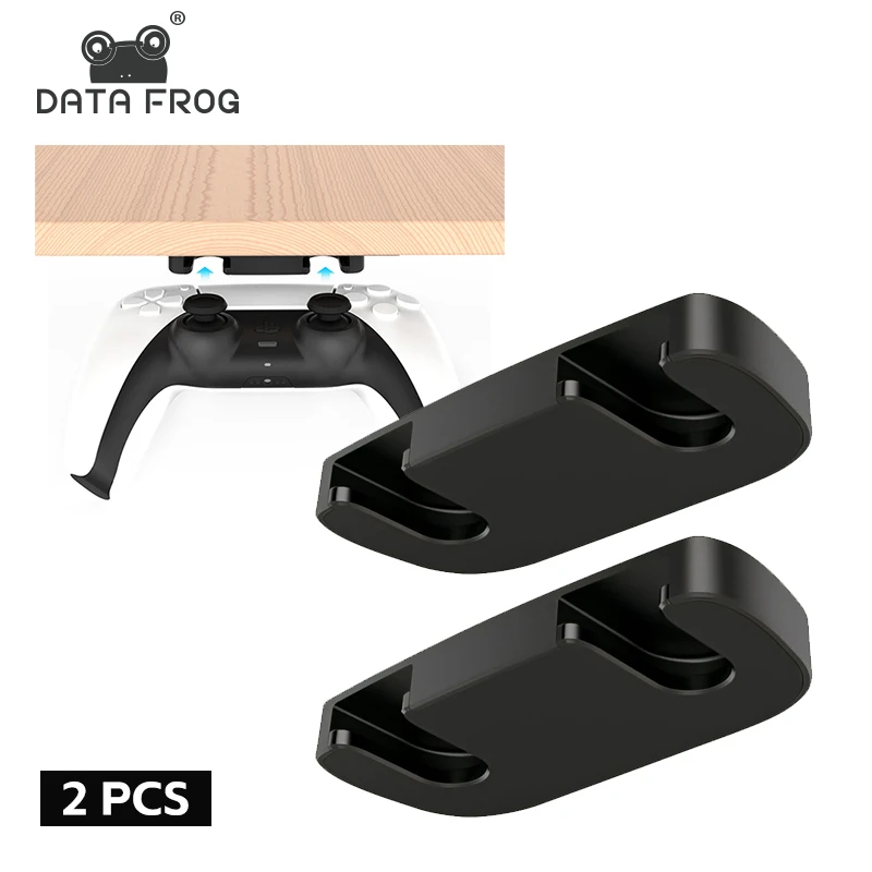 Вешалка для игрового контроллера Data Frog для PS4 PS5, Подвесной стеллаж для хранения под столом, Клейкий Джойстик, аксессуары для геймпада