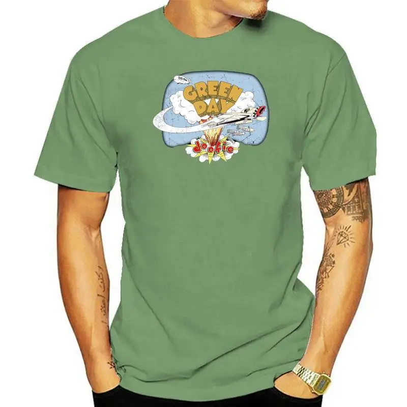 Винтажная футболка Green Day Dookie, футболка унисекс, футболка с лицензионным логотипом торговой группы
