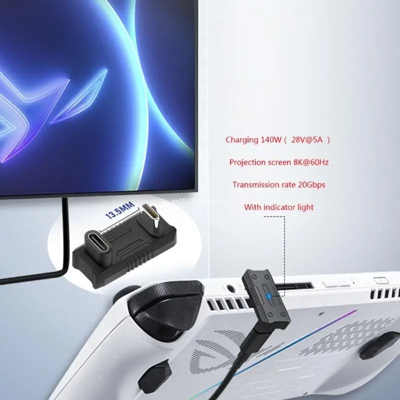 Высокоскоростной адаптер для зарядки и передачи данных для портативной игровой консоли Dropship Изображение 3 