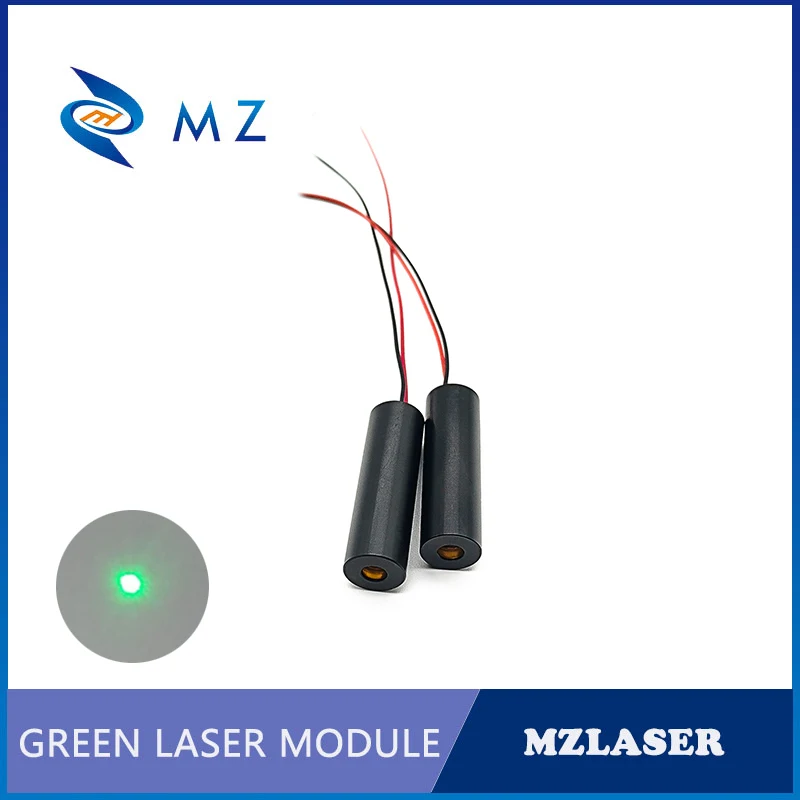 Горячий Продаваемый Компактный Модуль Лазерного Диода D12mm 520nm 10mw 3V Водонепроницаемого Класса IP67 Green Dot Промышленного Класса Изображение 5 