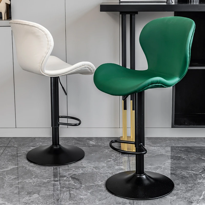 Дизайнерский Поворотный барный стул, Эргономичный Роскошный стул для маникюрного салона, Высокий парикмахерский табурет, мебель для балкона Alto HD50BY Изображение 3 