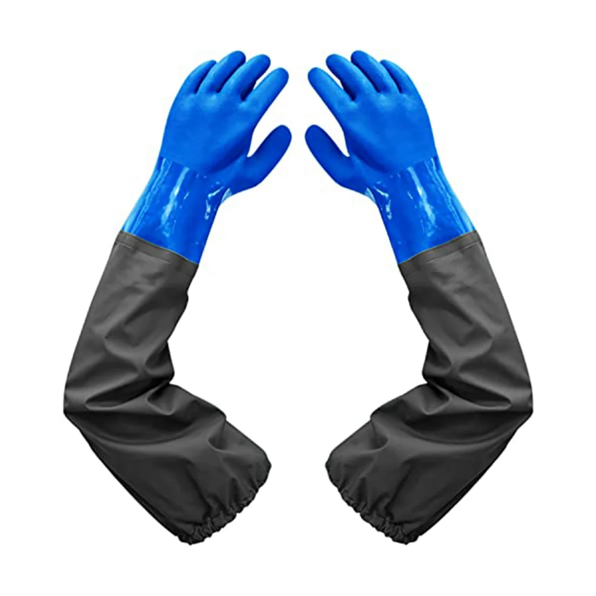 Длинные резиновые перчатки, длинные водонепроницаемые перчатки и сверхпрочные водонепроницаемые перчатки для работы с вредными веществами и кислотами