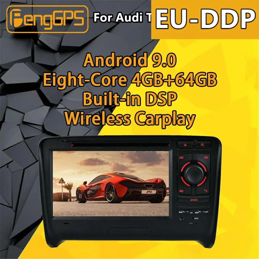 Для Audi TT TTS Android Радио 2006 2007-2013 Автомобильный Мультимедийный Плеер GPS Навигация Аудио Стерео Экран DVD Рекордер головного устройства