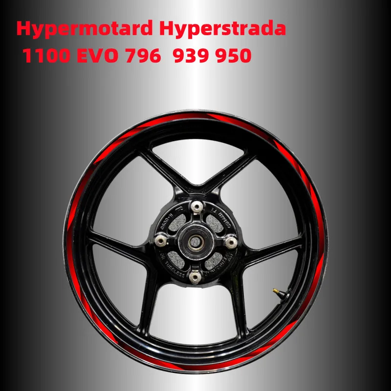 Для Ducati Hypermotard Hyperstrada 1100 EVO 796 939 950 Аксессуары Для Мотоциклов Рамка Колеса Наклейка На Обод Наклейка В Полоску17