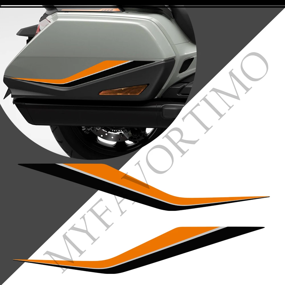 Для HONDA Goldwing GL1800 GL 1800 Мотоциклетный Тур Комплект Наклейки Термоаппликационные Чехлы Корзины Багажник Сумка Boxs 2018 2019 2020 2021 Изображение 2 