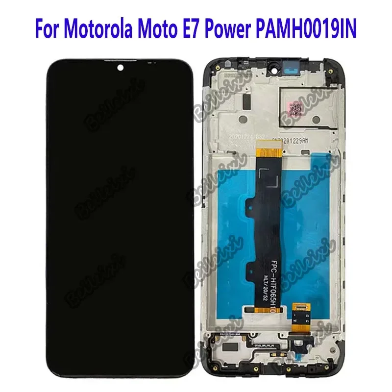 Для Motorola Moto E7 E7i Power XT2052-1 XT2097-13 ЖК-дисплей С Сенсорным Экраном и Цифровым Преобразователем В сборе Для Moto E7 Power PAMH0001IN Изображение 1 