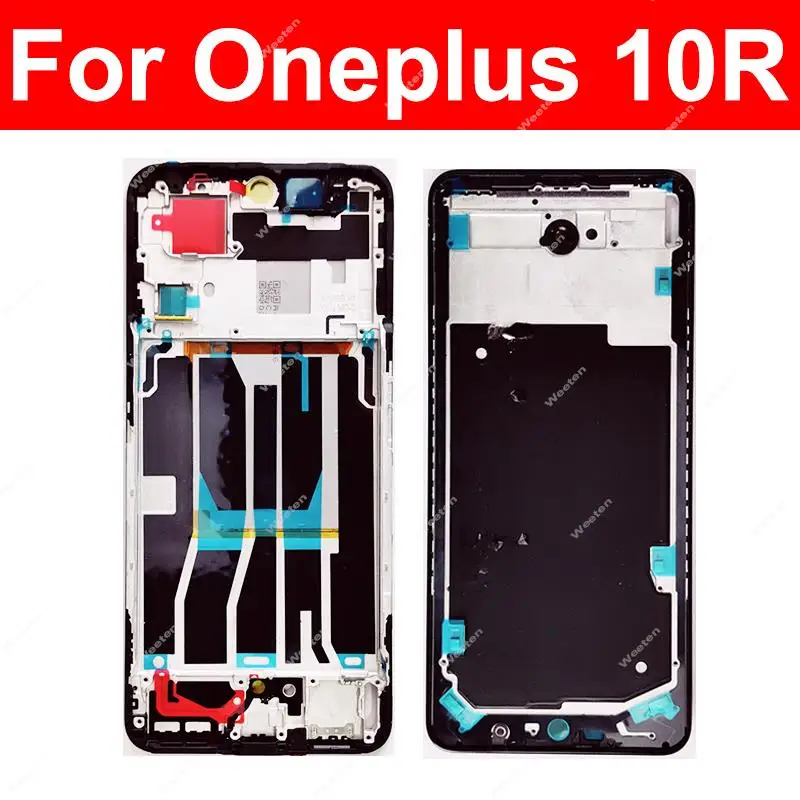 Для Oneplus OnePlus 10R ACE Ace Racing Передняя ЖК-рамка Безель Передняя крышка корпус Детали корпуса