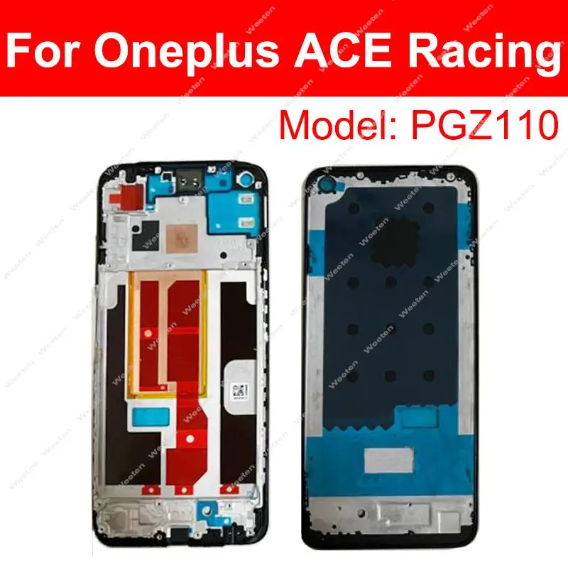 Для Oneplus OnePlus 10R ACE Ace Racing Передняя ЖК-рамка Безель Передняя крышка корпус Детали корпуса Изображение 2 
