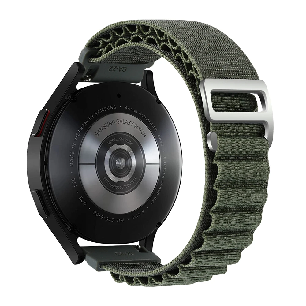 Для Samsung Galaxy Watch 3 41 мм 45 мм 42 мм 46 мм Ремешок 22 мм 20 мм Нейлоновый Браслет Ремешки Для Часов Браслет Galaxy Active 2 40 44 мм Ремешок