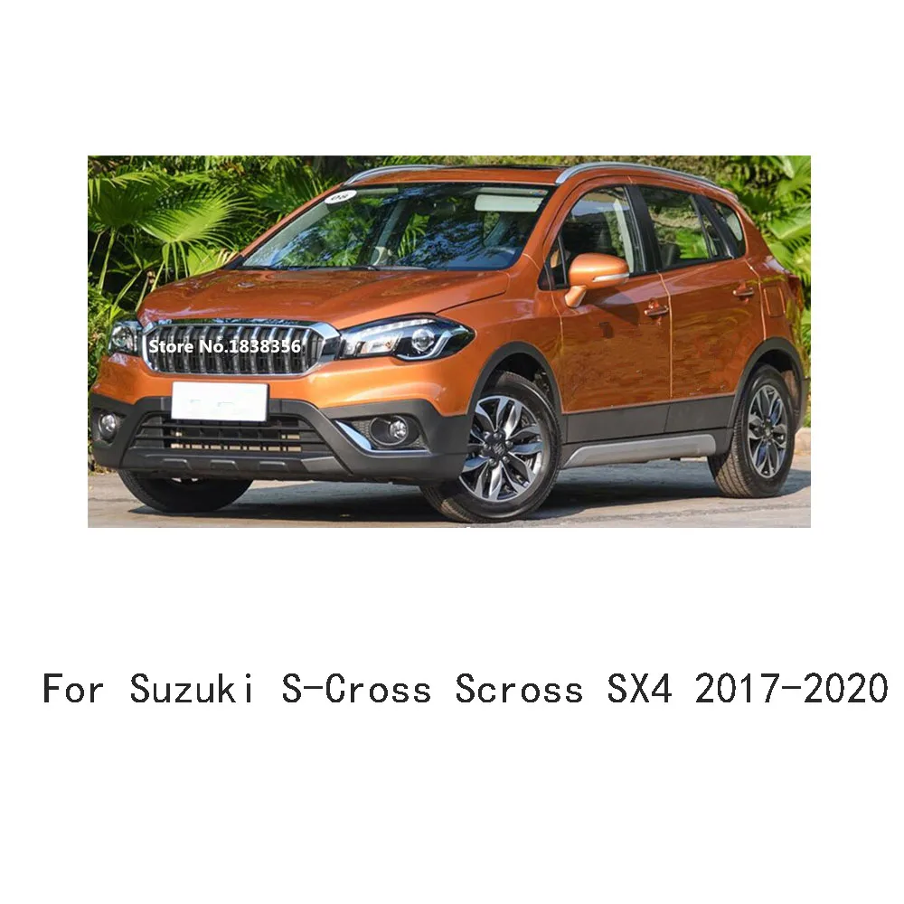 Для Suzuki S-Cross Scross SX4 2017 2018 2019 2020 Автомобильный Детектор Гарнира Отделка ABS Хромированная Ручка Внутренняя Коробка Передач Подстаканник Рамка Изображение 5 