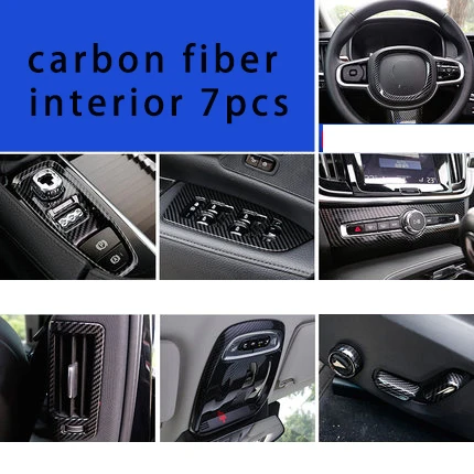 Для Volvo S90 внутренняя отделка из углеродного волокна 7 шт. Изображение 0 