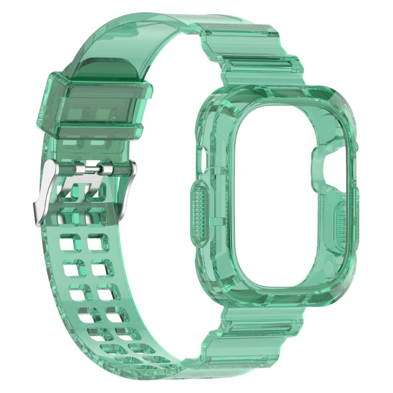 Для iOS Watch Ultra 49 мм Умные часы Водонепроницаемый браслет на запястье Мягкий ремешок для часов 95AF