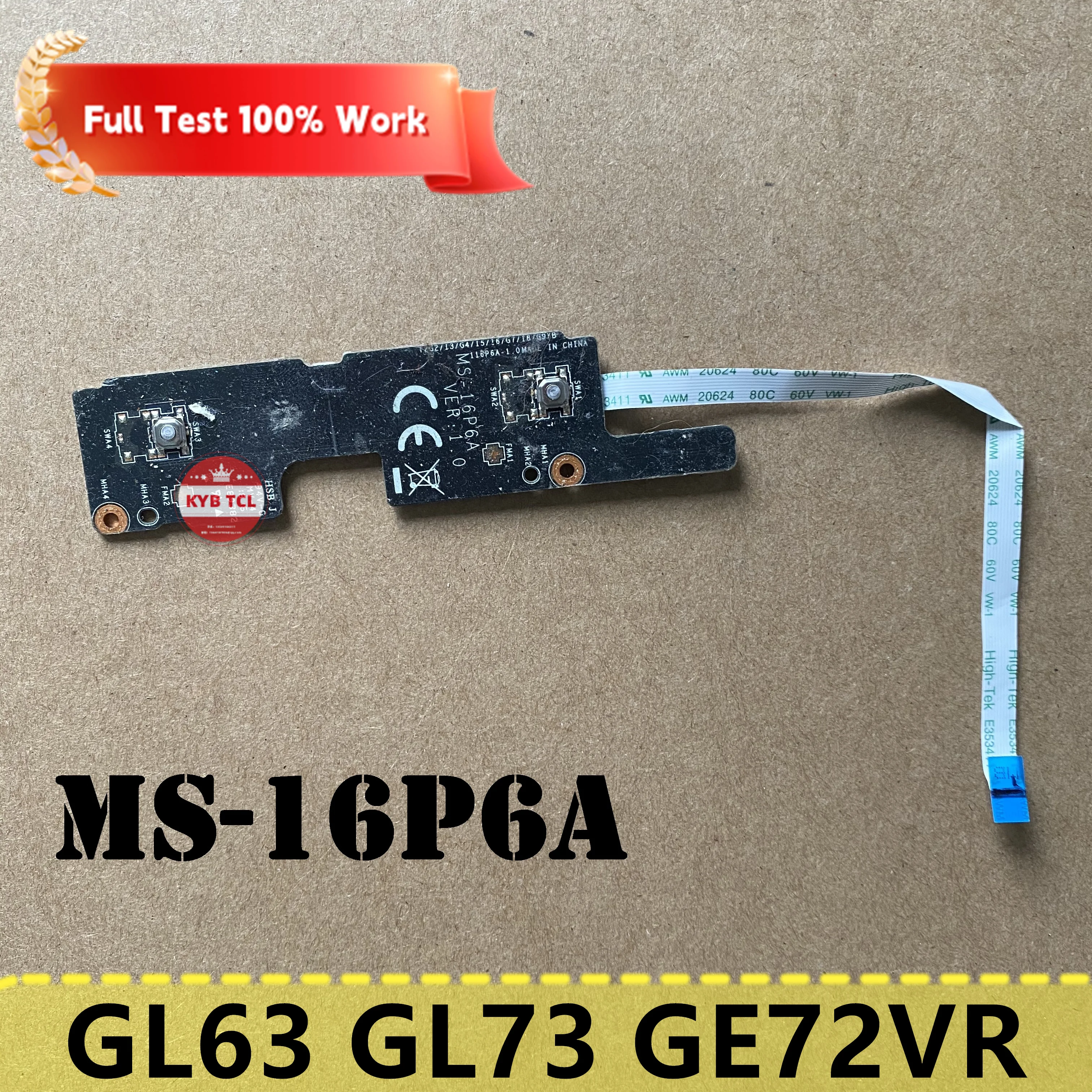 Для Ноутбука MSI GL63 GL73 GE72VR 8RC Кнопки Мыши Плата Сенсорной панели с Кабелем MS-16P6A Ноутбук
