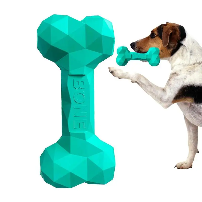 Жевательная игрушка для агрессивных собак, Дозирующая лакомство Резиновая игрушка для чистки зубов, Пищащая резиновая игрушка для собак