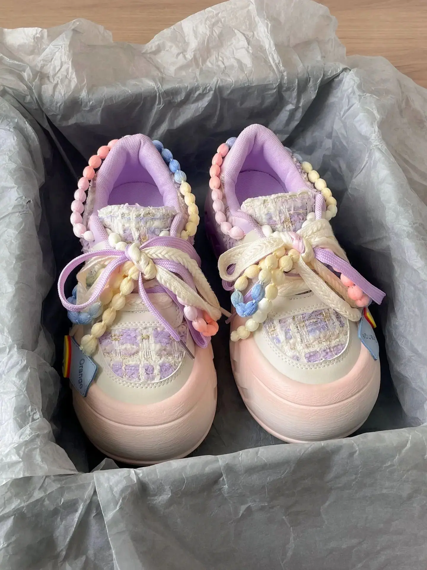 Женские туфли Sweet Macaron Lolita, потому что японские туфли Loli Fashion Street из искусственной кожи фиолетового цвета Изображение 1 