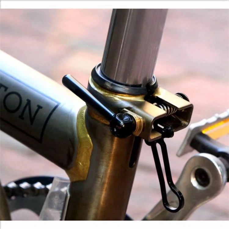Зажимы для велосипедного подседельного штыря Litepro для складного велосипеда Brompton, Комплект зажимов для подседельного штыря с зажимным крючком sp02 Litepro Изображение 4 