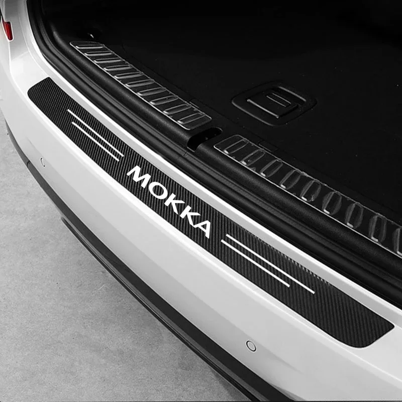 Защитная Наклейка на Порог Багажника Автомобиля для Opel Astra Insignia Mokka Corsa Vectra Meriva Crossland X Vivaro Zafire Изображение 2 