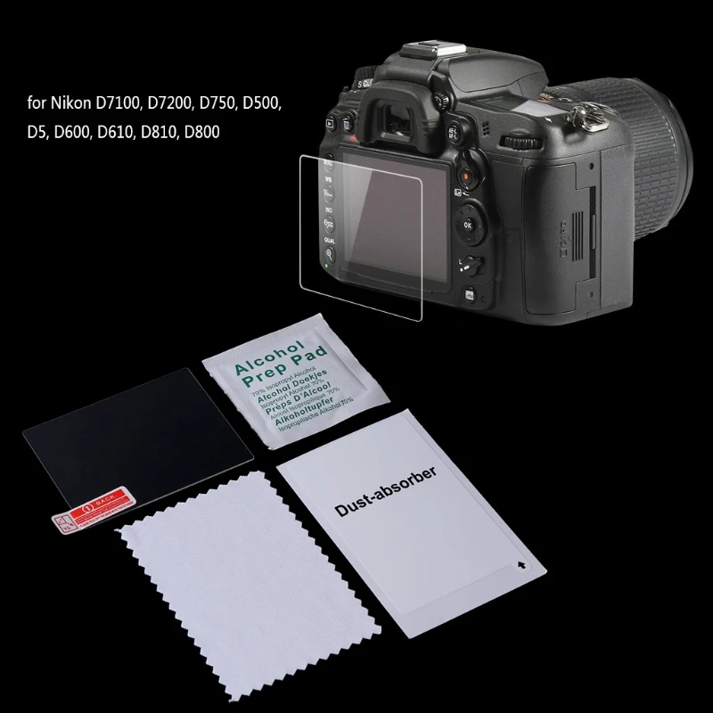 Защитная пленка для ЖК-дисплея камеры из закаленного стекла для Nikon D7100 D750 X6HB Изображение 2 