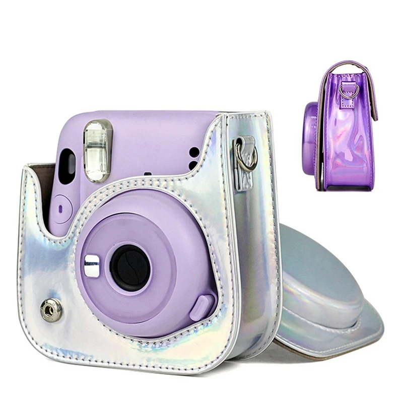 Защитный чехол для фотоаппарата мгновенной печати, мини-сумка для фотоаппарата, цифровая сумка для хранения с плечевым ремнем для Instax Mini 11 Изображение 3 