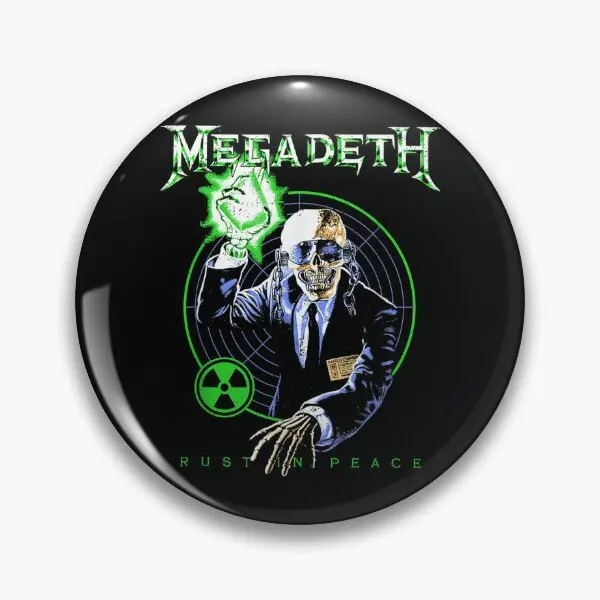 Значок-булавка Megadeth с мягкой кнопкой, Милая Мультяшная Брошь, Забавная Булавка на лацкане, Металлический Ошейник для любителей моды, Креативный декор ювелирных изделий, Одежда