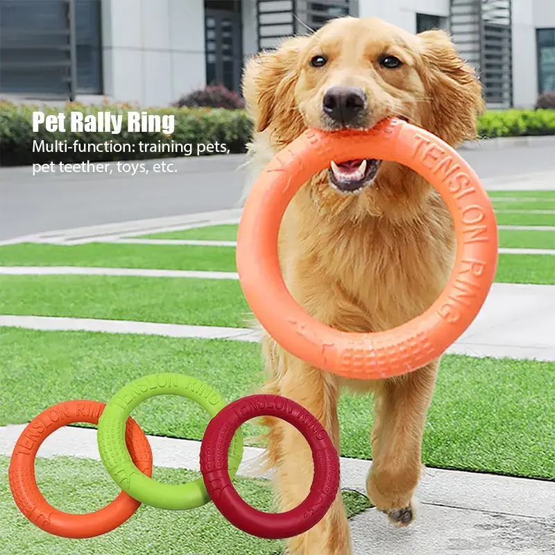 Игрушка для дрессировки собак Съемник для щенков Летающий диск Жевательные Игрушки Интерактивные игрушки для собак на открытом воздухе Принадлежности для игр