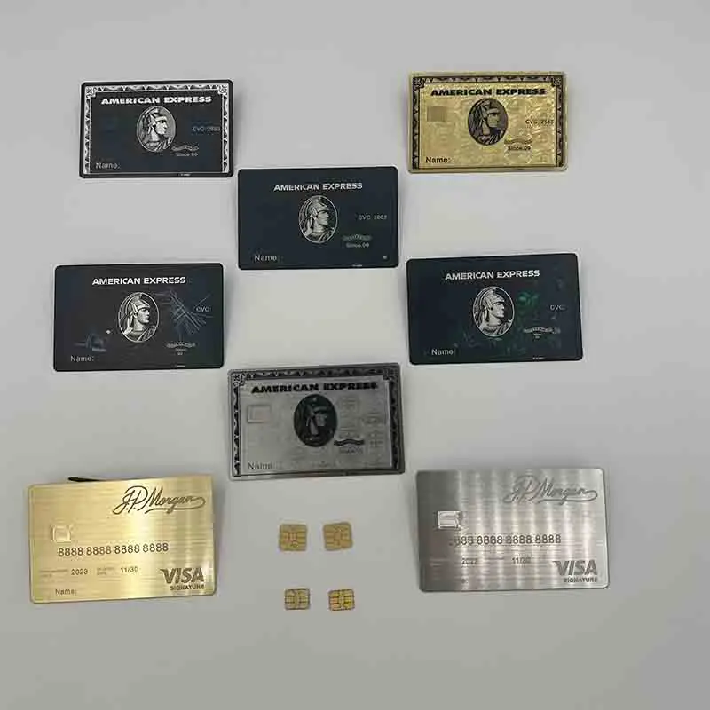 Изготовленная на заказ карта Aex Bla | Замените вашу старую карту Plast на гибридную карту AEX Bla (сталь и пласт) | AEX Centurion Card Sup Изображение 0 