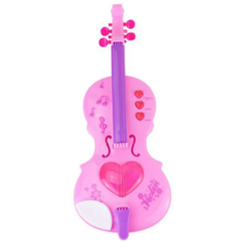 Имитирующая детская игрушка-скрипка, обучающие музыкальные инструменты, обучающая игрушка, Рождественские подарки для детей, девочек Изображение 1 