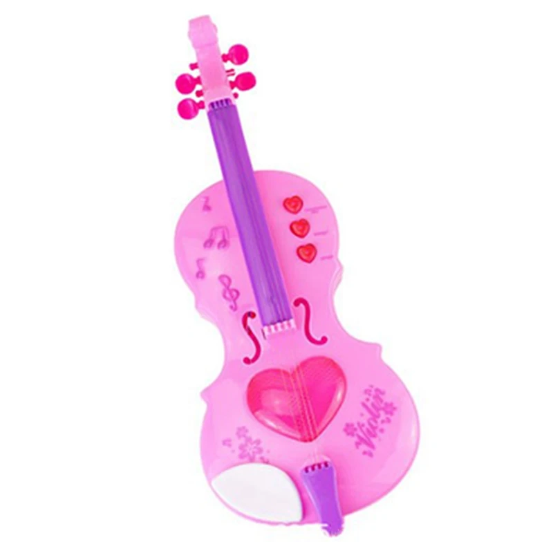 Имитирующая детская игрушка-скрипка, обучающие музыкальные инструменты, обучающая игрушка, Рождественские подарки для детей, девочек Изображение 3 