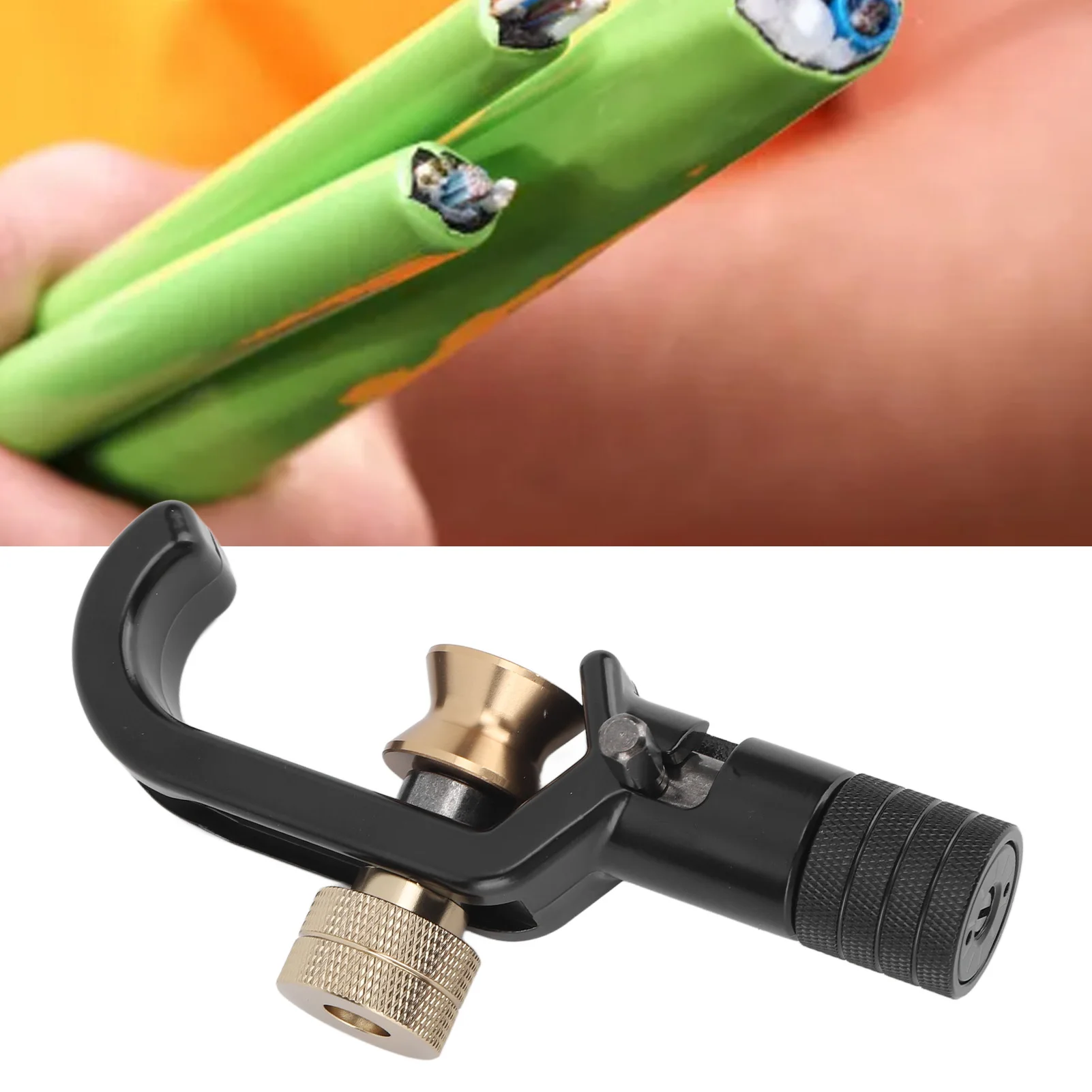 Инструмент для зачистки поперечного бронированного кабеля, волоконно‑оптический резак для зачистки FTTH 8-30 мм для технического обслуживания