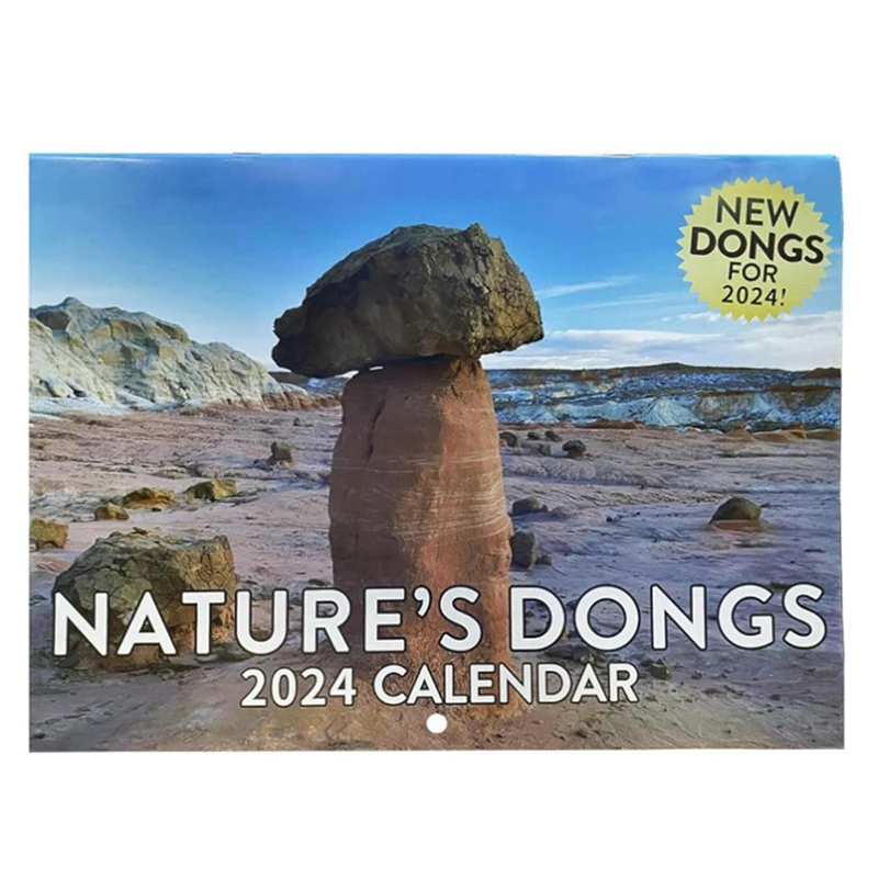 Календарь Natures Dongs на 2024 год, календарь Nature Funny для подарков взрослым
