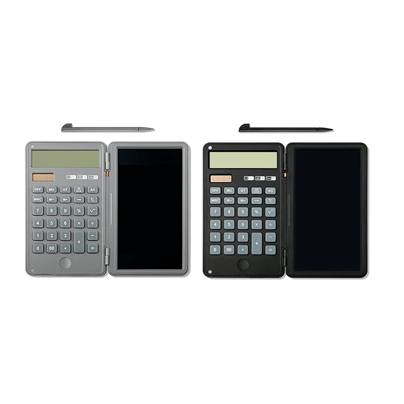 Калькулятор, 12-значный дисплей Настольные Калькуляторы со стираемым письменным столом, карманный калькулятор двойного питания на солнечной батарее Изображение 0 