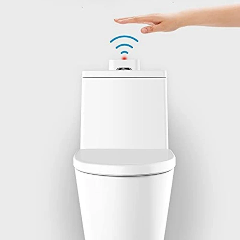 Кнопка автоматического смыва в унитазе, Бесконтактный Комплект внешнего инфракрасного смыва, комплект интеллектуальной автоматизации, умный туалет Изображение 2 
