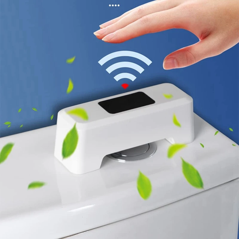 Кнопка автоматического смыва в унитазе, Бесконтактный Комплект внешнего инфракрасного смыва, комплект интеллектуальной автоматизации, умный туалет Изображение 3 