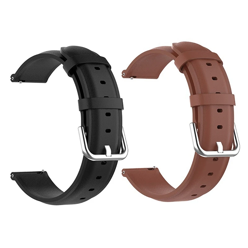 Кожаный ремешок на запястье для смарт-часов Ticwatch Pro 3/Pro 2020 Заменит браслеты для Ticwatch E2/S2/GTX