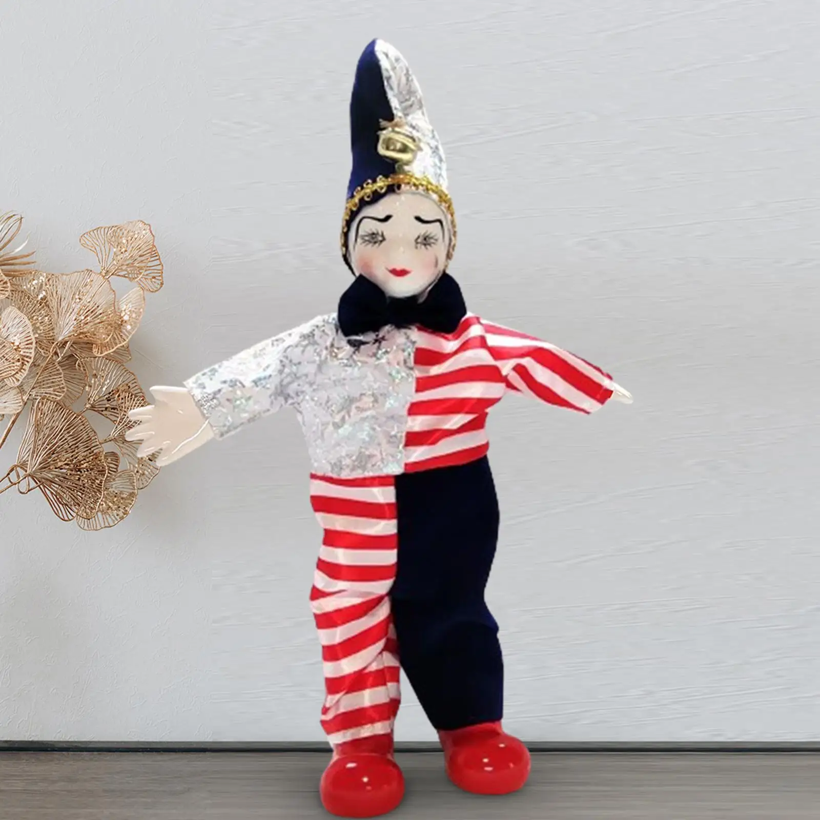 Коллекции кукол-клоунов, игрушка с раскрашенным лицом, кукла-шут, украшение на Хэллоуин, подвижный шарнир для вечеринки по случаю Дня рождения, Сувениры, фестиваль подарков