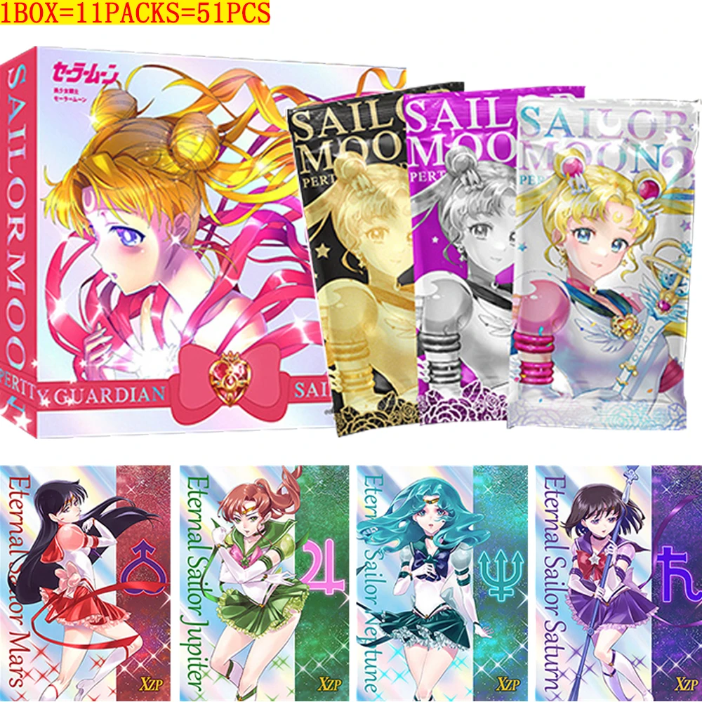 Коллекционная открытка Sailor Moon 30th Anniversary VOL.2 Star Revelation Series, история богини, персонаж анимационного фильма, периферийные игрушки Изображение 0 